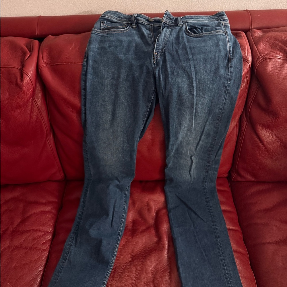 Men's Slim Straight Blue Jeans